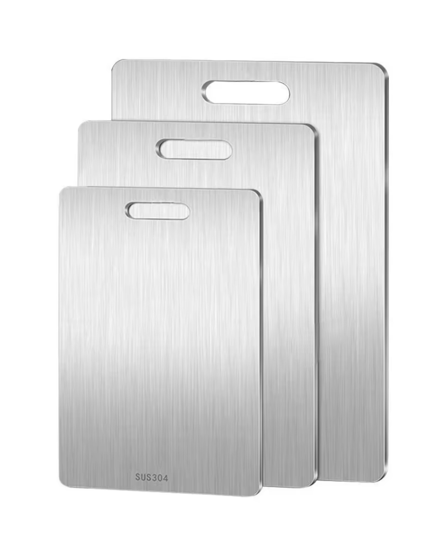 ™IronBoard 304 קרש חיתוך אנטי-בקטריאלי מנירוסטה‬