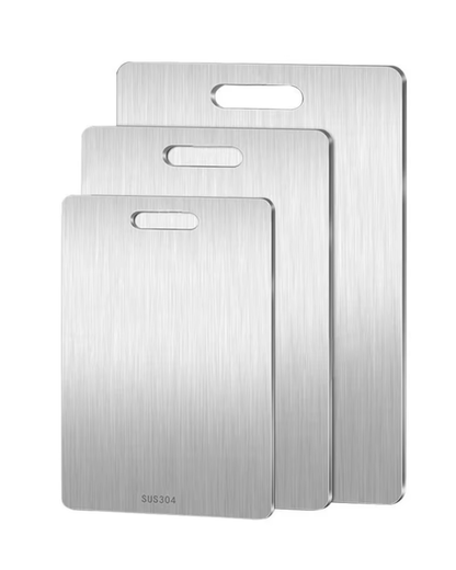 ™IronBoard 304 קרש חיתוך אנטי-בקטריאלי מנירוסטה‬