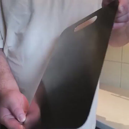 ™IronBoard 304 קרש חיתוך אנטי-בקטריאלי מנירוסטה‬